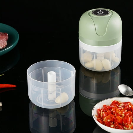 

Electric Food Chopper USB Rechargeable Flesh Blender with Bowl Kitchen Cooking Tool