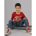 thumbnail image 3 of Tstars Mens Thanksgiving Shirt Holiday Thanksgiving Turkey and Football Touchdowns Thanksgiving Gift Shirts for Him Men Long Sleeve Birthday Gift T Shirt, 3 of 7