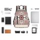 thumbnail image 4 of Balery Fashion Tatreez1 Mochila Ligera para Hombres y Mujeres – Resistente y Impermeable, Ideal para la Escuela, el Trabajo, los Viajes y el Uso Diario, 4 of 7