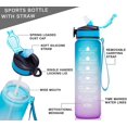 thumbnail image 2 of Bouteille d'Eau Potable Étanche 32oz avec Marqueur de Temps, 2 of 5