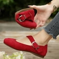 thumbnail image 6 of Women's Comfortable Mary Jane Flats Fashion Casual Dress Shoes Cute Closed Toe Lightweight Walking Shoes Women's Casual Soft Flat Shoes, 6 of 7