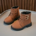 thumbnail image 2 of YLYL Unisex-Child Hiking Outdoor Waterproof Lace-up Comfort Construction Workboots, 2 of 6