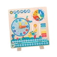 thumbnail image 4 of Reloj de calendario de madera Montessori, juguete de aprendizaje de tiempo, juguete educativo de aprendizaje temprano, material didáctico para , Zulema Calendario Reloj Juguetes, 4 of 8
