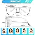 thumbnail image 2 of AM 4 Pack Safety Glasses Goggles For Women Anti Fog, Cute Protective Eyewear for Nurses, ANSI Z87+ Anti-Blue Light, 2 of 9