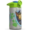 thumbnail image 4 of Zak Designs BPA-Free 15.5 oz Paw Patrol Stainless Steel Water Bottle with Flip-up Straw Spout, 4 of 5