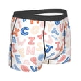 thumbnail image 2 of KLL Scandinavian Alphabet Men's Cotton Boxer Briefs Underwear-Small, 2 of 8