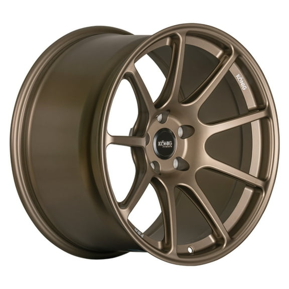 Konig Forged F5R 18x9.5 5x114.3 ET35 Satin Bronze Wheel (Knurled Bead)