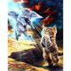 thumbnail image 1 of Pintura de diamante (DE6315) Serie de animales cuadrados Cuadro de diamantes de imitación (E417) 45x60cm FLhrweasw Nuevo, 1 of 1