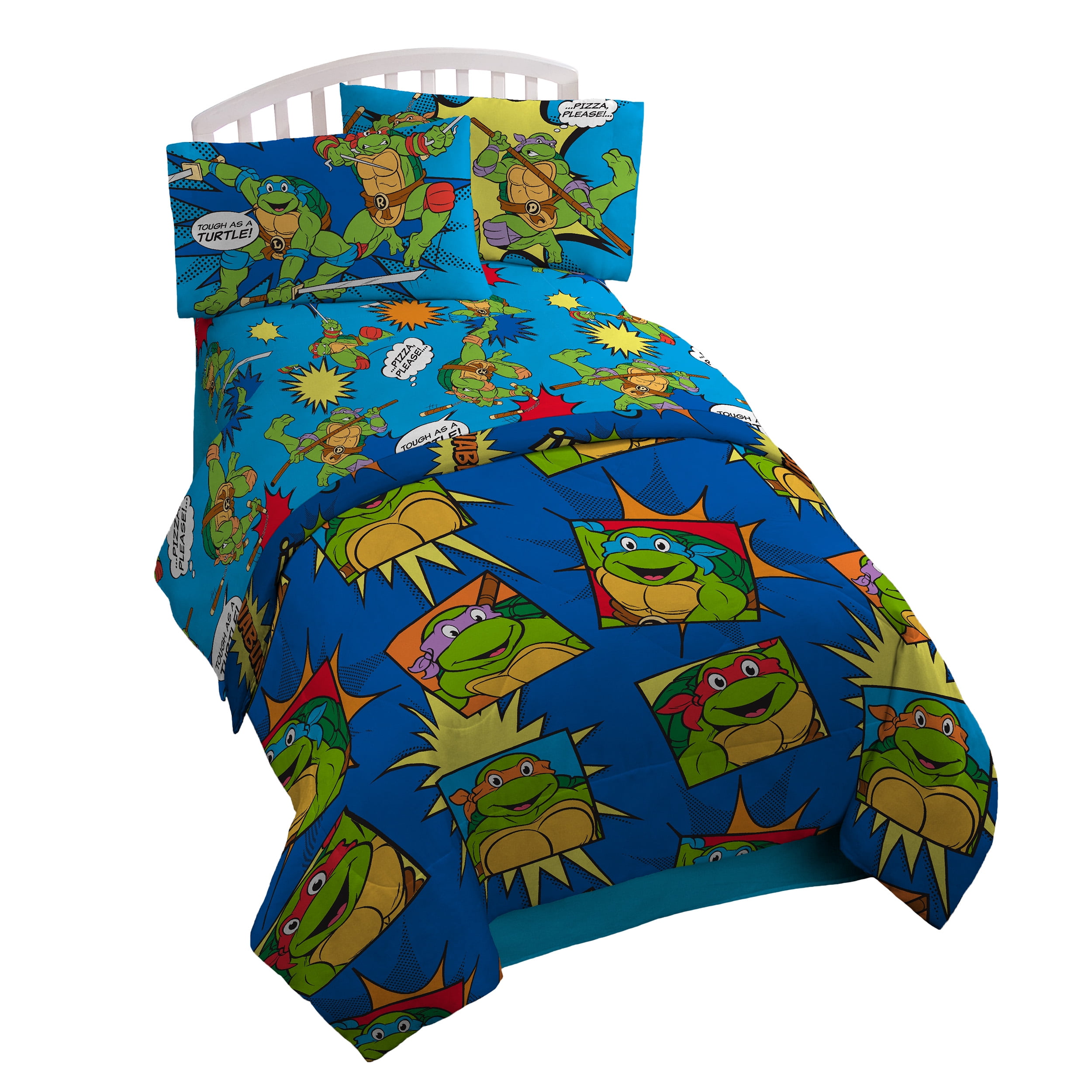 Nickelodeon Teenage Mutant Ninja Turtles Team Turtles Twin Comforter