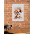 thumbnail image 6 of Rustic Metal Sign, Aluminum, 8 x 12 Inches, Adds a Fun, Cozy Touch to Your Living Room, Bedroom, or Kitchen with Watercolor Cavalier King Charles Spaniel Dog Design, 6 of 8