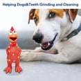 thumbnail image 4 of Jouets pour Animaux de Compagnie Poulet en Latex Interactif Jouet de Décompression pour Grand Chien, 4 of 4