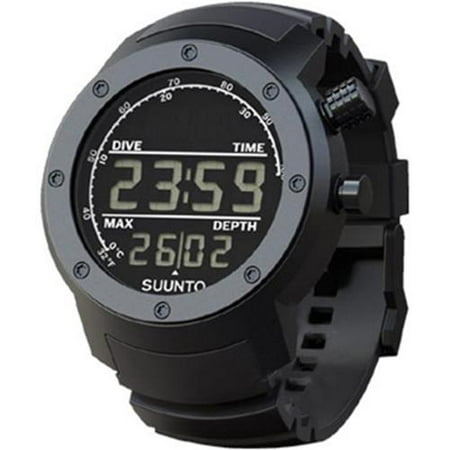 Suunto Men's Elementum Aqua Black Rubber/Dark Face SS014528000 Black Aluminum Quartz Watch