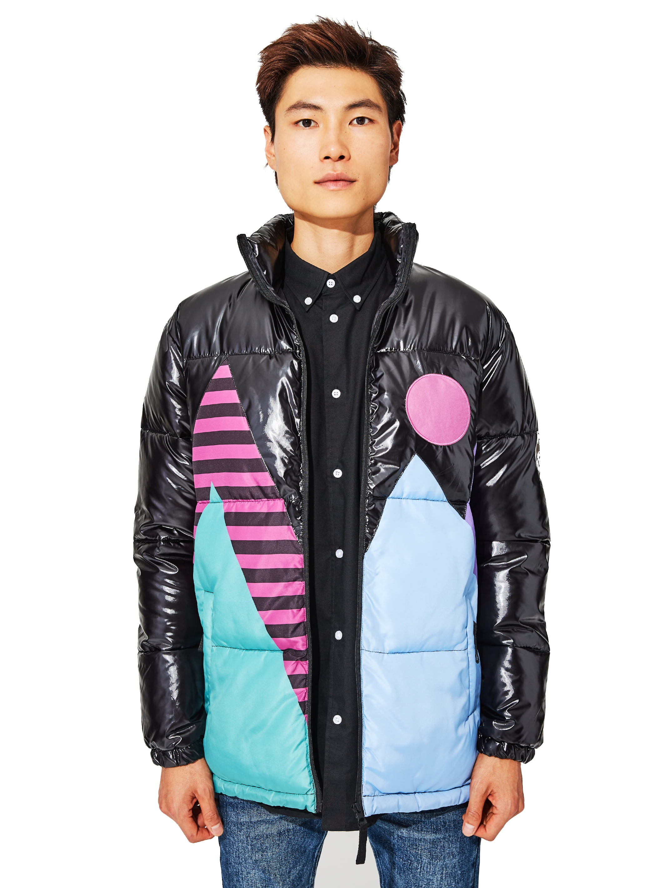 WeSC Men's Mountain Peak Puffer Jacket, Sizes S-2XL WeSC Men's Mountain Peak Puffer Jacket, Sizes S-2XL