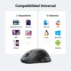 thumbnail image 3 of UGREEN Rat&oacute;n Bluetooth Inal&aacute;mbrico & 2.4G de 6 Botones, 4 Niveles de dpi Ajustables hasta 4K, Mouse Ergon&oacute;mico Compatible con Windows macOS Android iOS Linux, Negr, 3 of 7