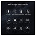 thumbnail image 3 of Voice Activated Recorder Digital Recording Device Professional Sound Dictaphone Record ,Multi-Function, 3 of 5