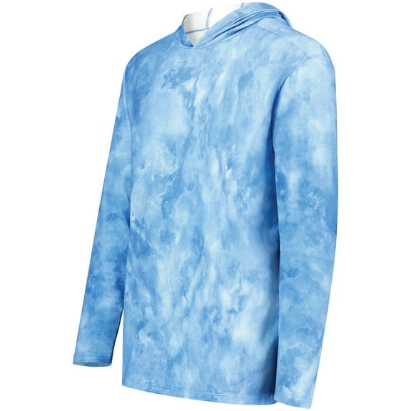 HOLLOWAY STOCK COTTON-TOUCH POLY HOODIE, 2XL, GOLD CLOUD PRINT