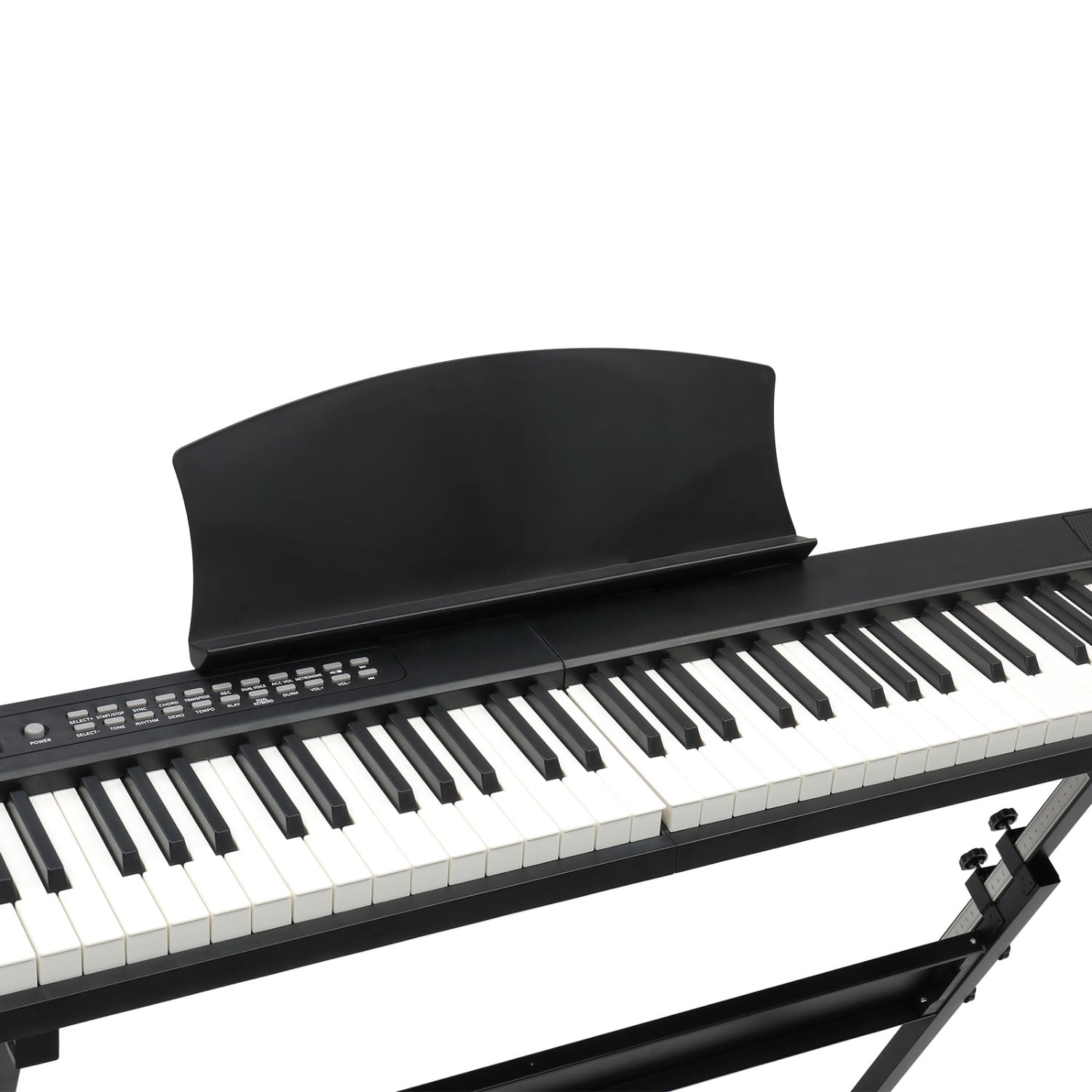 GPP-204 88 Key Magnetic Connection Piano Semi-Weighted Standard Digital Piano with MIDI Bluetooth, Handbag，Headphone，for Piano Lover Black color