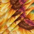 thumbnail image 4 of muroi Round Tablecloth Fitted Cover with Elastic Edged Autumn Leaves Pumpkin Pattern Waterproof Table Cloth for Party Kitchen Dining Indoor Outdoor 36'' - 42'' Diameter, 4 of 6