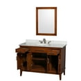 thumbnail image 6 of Wyndham Collection Wcv161648sunrm24 Hatton 44" Free Standing Vanity Set - Dark Chestnut /, 6 of 7