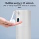thumbnail image 4 of Advancent Dispensador de espuma automático eléctrico de 350ml, lavadora de manos con sensor de inducción, lavadora de manos impermeable IPX4 Suministros de limpieza para el hogar blanco Advancent HA007992-01B, 4 of 6