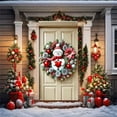 thumbnail image 4 of Loyerfyivos Winter Christmas Day Photo Background Party Decoration Door Curtain Hanging Cloth Flag, 4 of 6