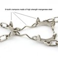 thumbnail image 4 of Zapatos Nieve para Hielo Con 6 Dientes Antideslizantes Unisex Garras Cadena Exteriores Picos (), 4 of 9