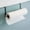 Black, variant on Over-the-Cabinet Paper Towel Rack - Cabinet Door Mount Stainless Steel Kitchen Paper Towel Holder - Space Saving Countertop Organizer for Standard and Large Rolls - Under Cabinet Storage for Home