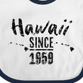 thumbnail image 4 of Inktastic Hawaii Since 1959 Boys or Girls Baby Bib, 4 of 4