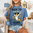 thumbnail image 2 of Back to School T-Shirt with Duck, Bus, and Pencils – Cute Kids School Outfit Idea, 2 of 7