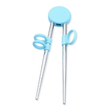 ICERUN Chopsticks Reusable,Soft and Comfortable Chopsticks for Kids,Not Easy to Fall off Stainless Steel Chopsticks