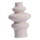 thumbnail image 3 of Jarrón geométrico de cerámica para flores, contenedor decorativo para arreglos florales, versátil. 21 cm de alto, 3 of 9