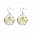 thumbnail image 1 of Hong Kong lugar tradicional china Pendientes pendientes de plata colgantes joyas señora Unbranded M, 1 of 3