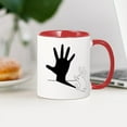 thumbnail image 3 of CafePress - Rabbit Hand Shadow - 11 oz Ceramic Mug - Novelty Coffee Tea Cup, 3 of 4
