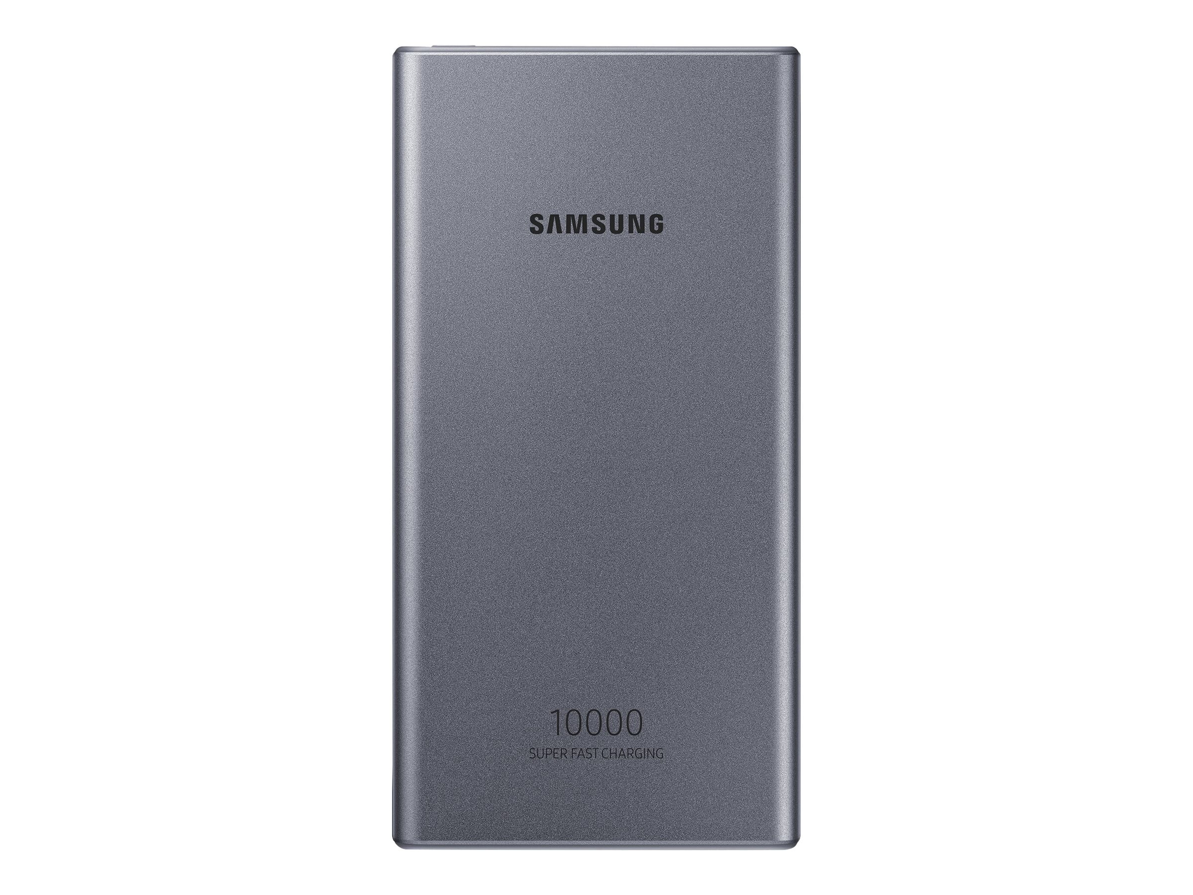 Samsung Portable Battery EB-P3300 Power bank - 10000 mAh - Watt PD, QC, AFC, SFC - 2 output connectors (USB, USB-C) - silver - Walmart.com