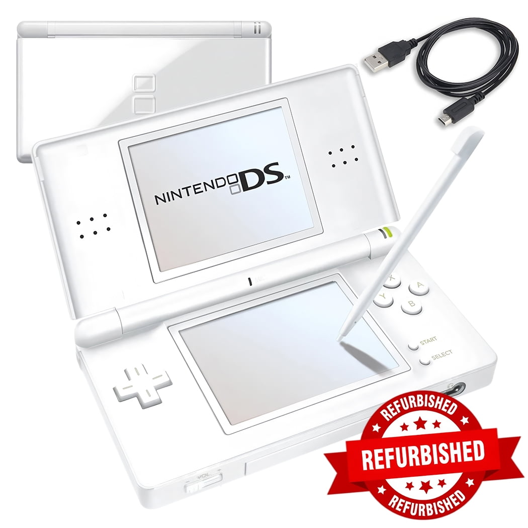Nintendo DS Lite Console Game Handheld System Cleaned Tested Case White