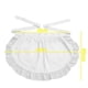 thumbnail image 2 of Delantal de cintura para cocina, restaurante, 100 % algodón, delantal de bistró con bolsillos para niñas y mujeres, 2 of 5