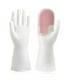 thumbnail image 3 of Bearachild 1 par de guantes para lavar platos, fregador de manos, manoplas de esponja reutilizables para alimentos, herramientas resistentes al calor, Suministros de limpieza para el hogar Rosa Bearachild HA061276-01B, 3 of 6