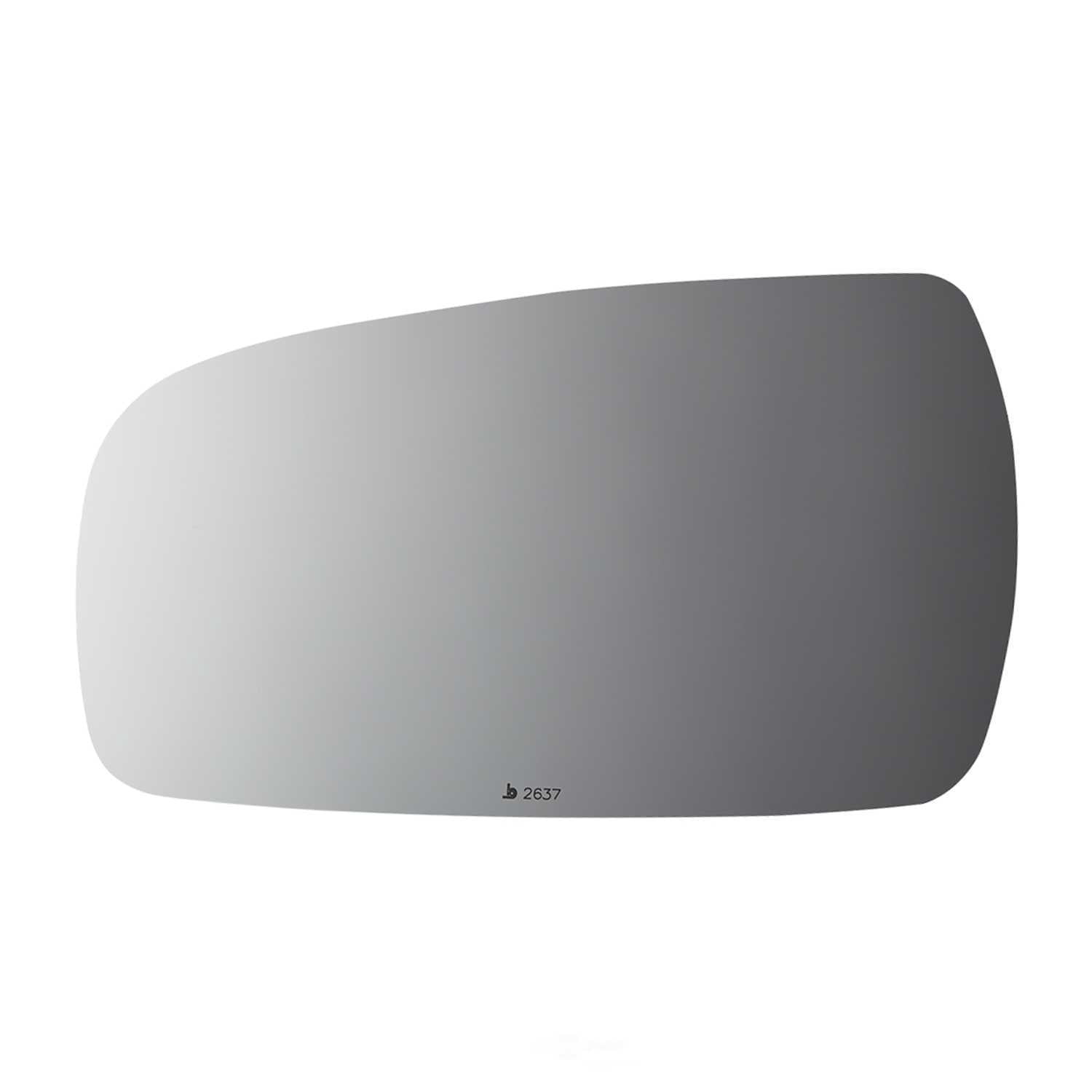 Burco Side View Mirror Replacement Glass - Clear Glass - 2637