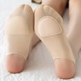 thumbnail image 5 of Lroveb No Show Socks for Women Ballerina Socks Solid Non Slip Ice Stockings Hollow Boat Socks, 5 of 6