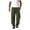 Army Green, variant on Coorders George Mens Cargo Pants Casual Baggy Drawstring Loose Fit Hip Hop Pants with Pockets, Khaki,Size S