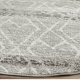 thumbnail image 3 of SAFAVIEH Adirondack Gorgi Geometric Faded Area Rug, Silver/Ivory, 6' x 6' Round, 3 of 6
