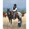 thumbnail image 1 of Kit de pintura por números DIY vaquero mano aceite arte imagen artesanía hogar pared decoración Hugtrwg Para estrenar, 1 of 9