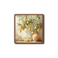 thumbnail image 3 of Farmhouse Home Decor, Rustic Wooden Square Sign with Lemon Tree Art and Wood Easel Stand for Kitchen Shelf Decor, Vintage Country Decor for Home Sweet Home Mantel Decorations,, 3 of 6