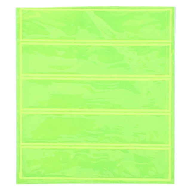unbranded 5PCS PVC High Visibility Bicycle Reflective Stickers for Night Rides and Walks