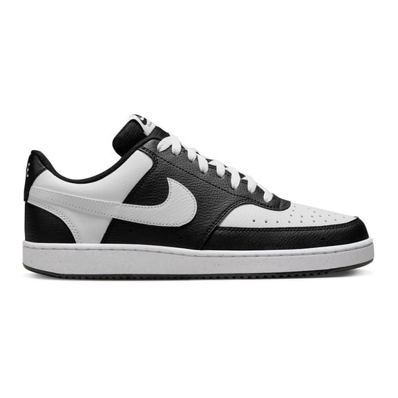 Men's Nike Court Vision Low Sneakers Color: Black White Size: 13