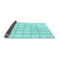 thumbnail image 2 of Ahgly Company Indoor Rectangle Solid Light Blue Modern Area Rugs, 2' x 5', 2 of 4