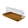 thumbnail image 2 of Cesta de pan tejido de ratán imitación, cesta de servicio de alimentos, contenedor de almacenamiento de alimentos multipropósito, cesta de servicio 53CMX33CMX26CM, 2 of 9