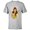 Athletic Heather, variant on Disney Princess Belle Modern Art Deco Style - Short Sleeve T-Shirt for Kids - Customized-Athletic Heather