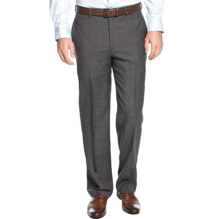 Greg Norman - Greg Norman Mens Wool Glen Plaid Dress Pants - Walmart.com