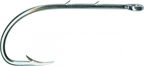 Mustad 92661-NI-1/0-100 Classic Beak Hook Size 1/0 Forged 2